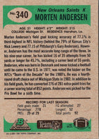 1991 Bowman Morten Andersen #340