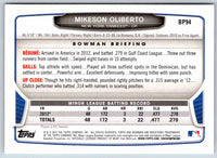 2014 Bowman Mikeson Oliberto #BP94