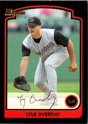 2003 Bowman Draft Picks & Prospects Gold Lyle Overbay #BDP13