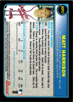 2003 Bowman Draft Picks & Prospects Gold Matt Harrison #BDP57