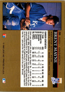 1992 Leaf Black Gold Brent Mayne