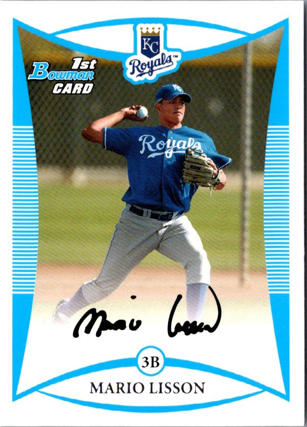 2008 Bowman Prospects Mario Lisson #BP93