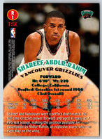 1996 Stadium Club Members Only II Shareef Abdur-Rahim #R1