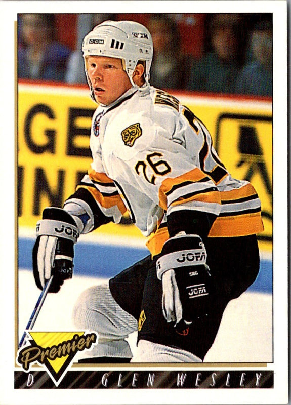 1993 Topps Premier Glen Wesley #114