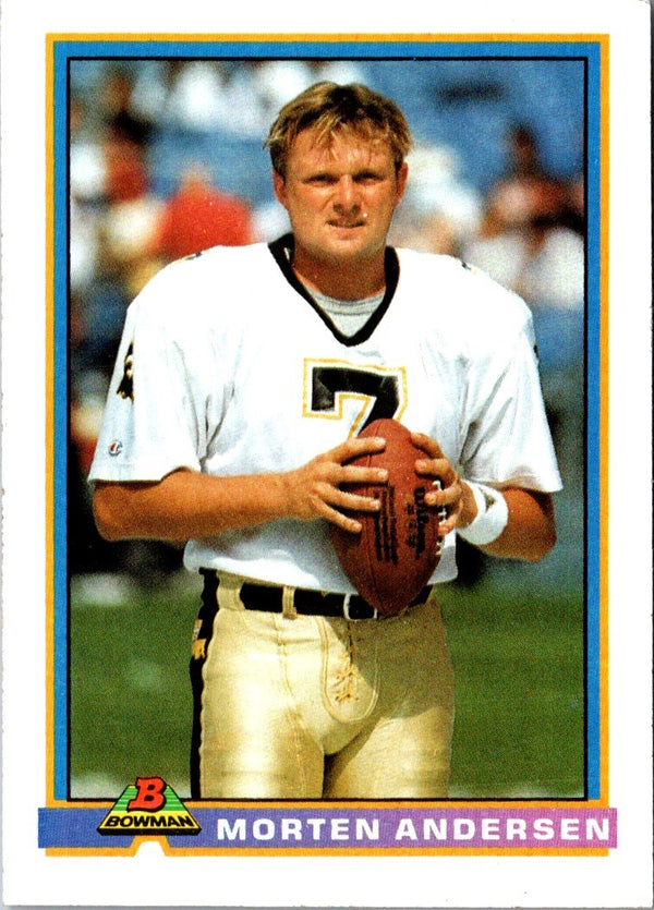 1991 Bowman Morten Andersen #340