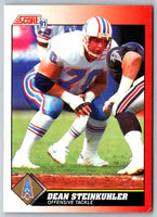 1991 Score Dean Steinkuhler #217