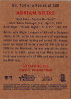 2006 Bowman Heritage Adrian Beltre #134