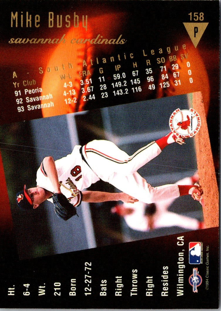 1994 Classic Best Gold Mike Busby
