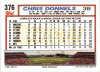 1992 Topps Chris Donnels #376