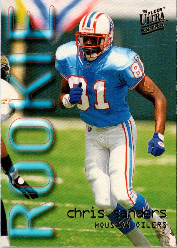 1995 Ultra Chris Sanders #436 Rookie