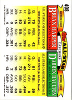 1993 Topps Darren Daulton/Brian Harper #408