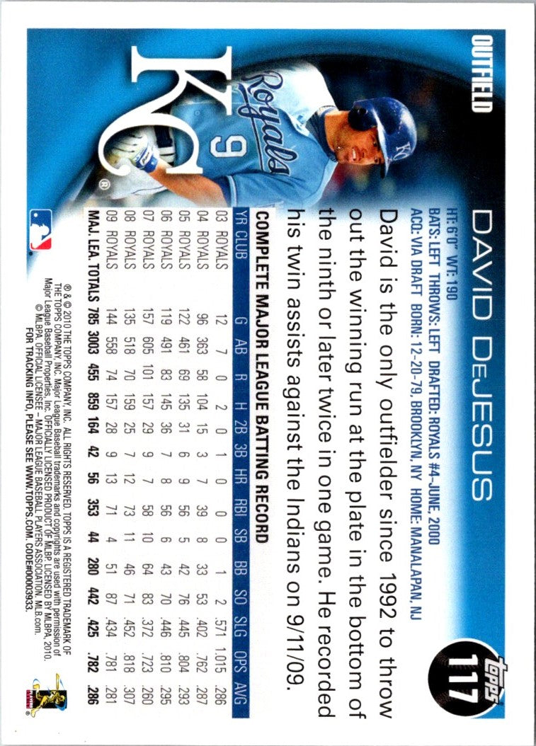 2010 Topps David DeJesus