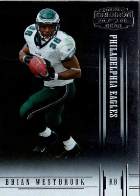 2005 Donruss Gridiron Gear Brian Westbrook #16