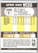 1990 Fleer Spud Webb