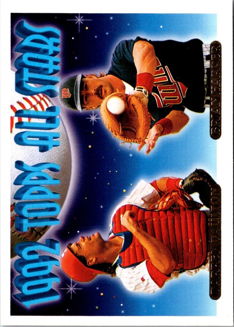 1993 Topps Darren Daulton/Brian Harper