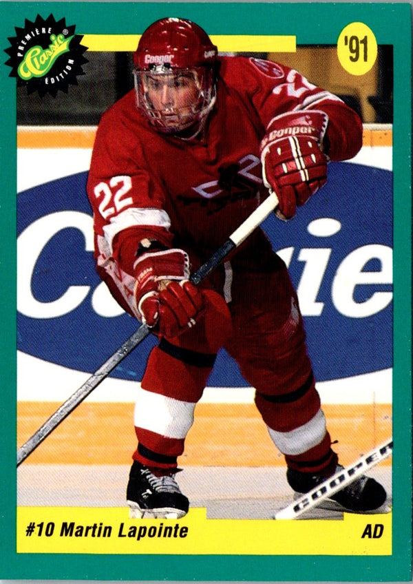 1991 Classic Draft Picks Martin Lapointe #9