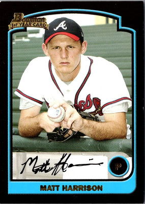 2003 Bowman Draft Picks & Prospects Gold Matt Harrison #BDP57