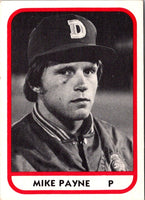 1981 TCMA Durham Bulls Mike Payne #23