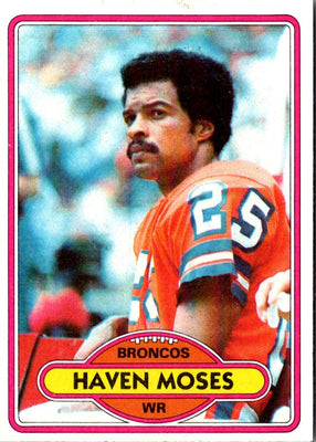 1980 Topps Haven Moses #496 NM-MT