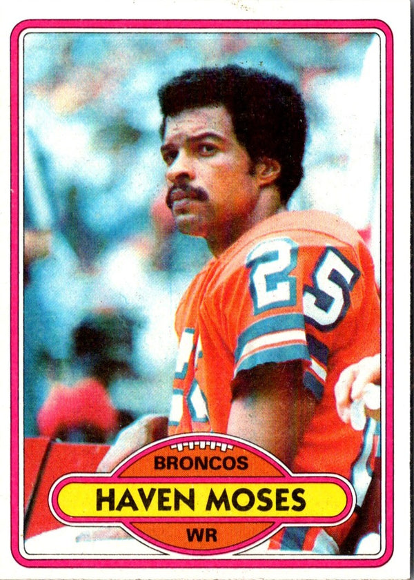 1980 Topps Haven Moses #496 NM-MT