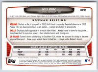 2014 Bowman Rio Ruiz #BP83