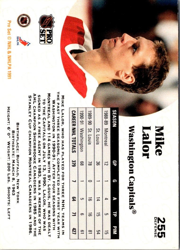 1991 Pro Set French Mike Lalor