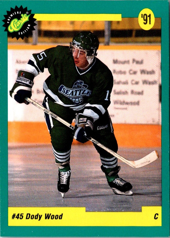 1991 Classic Draft Picks Dody Wood #38