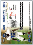 1999 Fleer Tradition Shaun Williams
