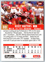 1993 SkyBox Impact Ricky Watters #299
