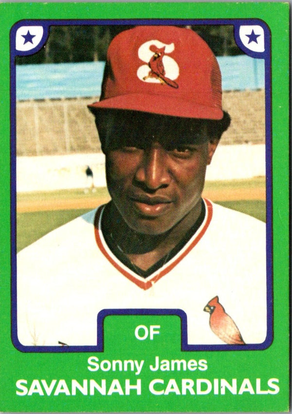 1984 TCMA Savannah Cardinals Sonny James #1