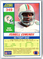 1990 Score Ferrell Edmunds #349