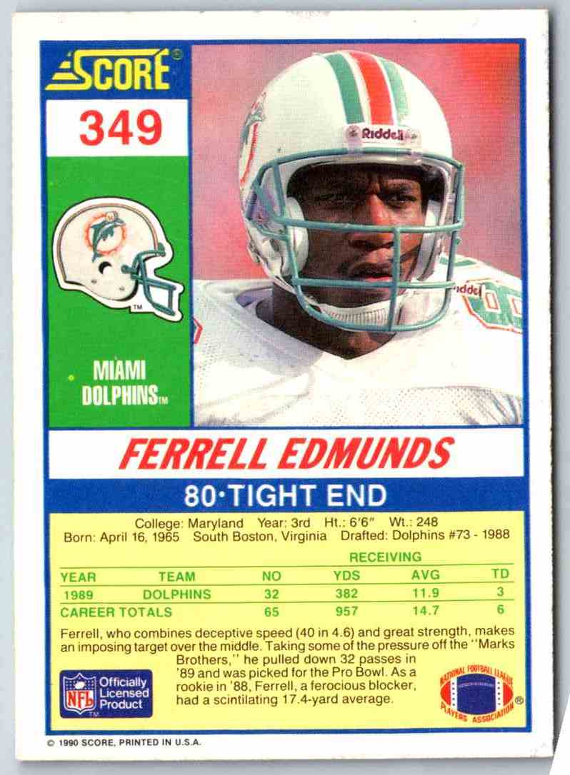 1990 Score Ferrell Edmunds