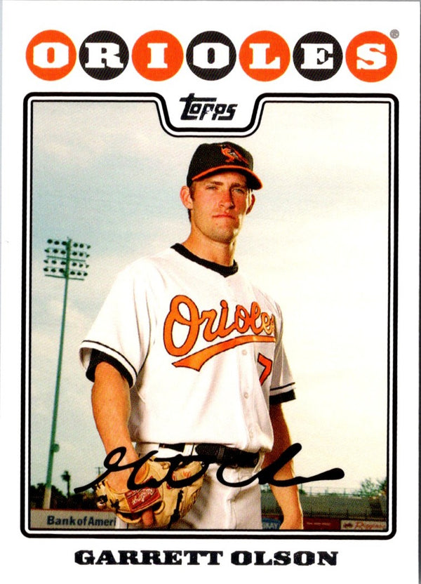 2008 Topps Garrett Olson #548