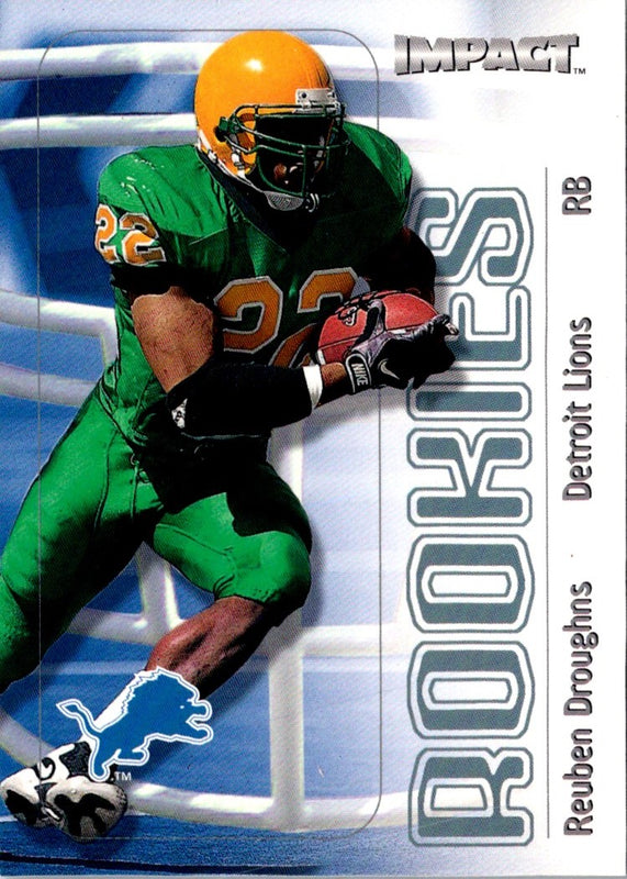2000 Impact Reuben Droughns #183 Rookie