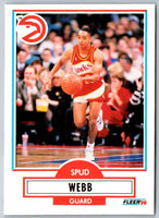 1990 Fleer Spud Webb #5