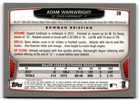 2013 Bowman Chrome Adam Wainwright #38