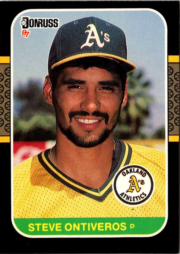 1987 Donruss Steve Ontiveros #221
