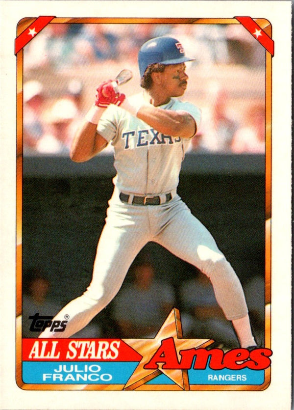 1990 Topps Ames All-Stars Julio Franco #21