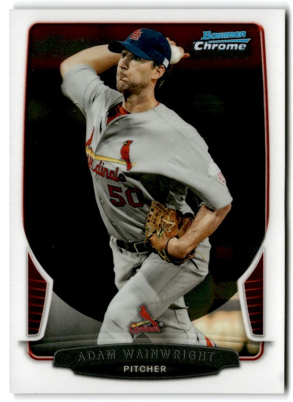 2013 Bowman Chrome Adam Wainwright #38