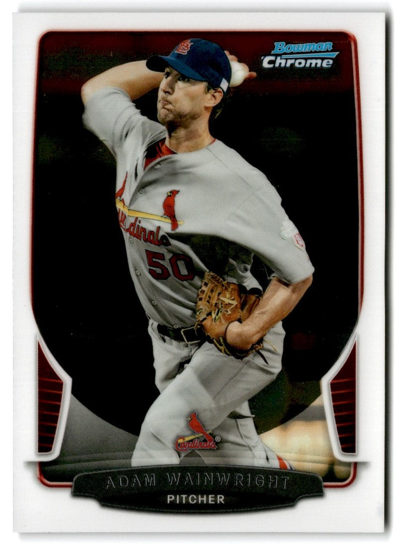 2013 Bowman Chrome Adam Wainwright