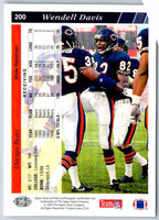 1991 Upper Deck Wendall Davis #200