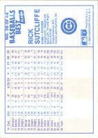1986 Fleer Baseball's Best Sluggers vs. Pitchers Rick Sutcliffe #39