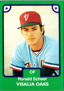 1984 TCMA Visalia Oaks Ronald Scheer