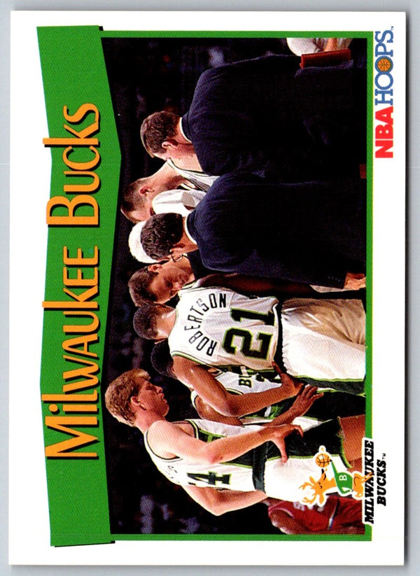 1991 Hoops Milwaukee Bucks #288