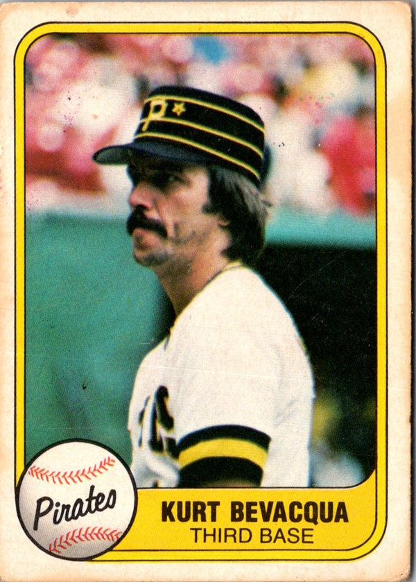 1981 Fleer Kurt Bevacqua #382B