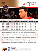 2008 Upper Deck First Edition Carlos Delfino