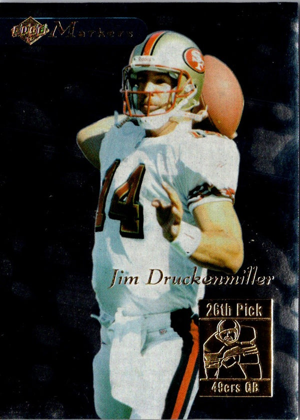 1998 Collector's Edge First Place Markers Jim Druckenmiller #16