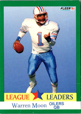 1991 Fleer Warren Moon #410