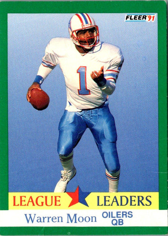 1991 Fleer Warren Moon #410
