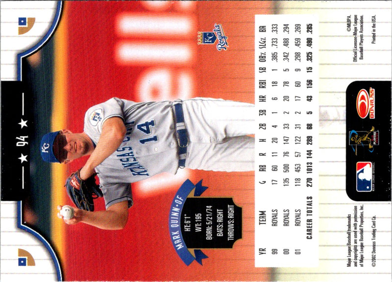 2002 Donruss Mark Quinn